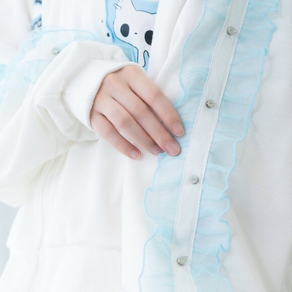 NEW ACDC RAG - Baby Punk Angel Punk Sailor Zip Up Jacket - Picture 6 of 9